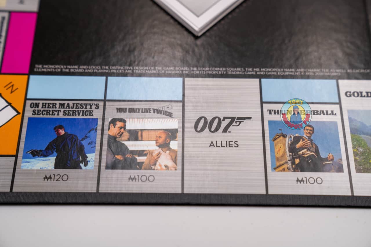 Monopoly James Bond - Example Tiles / Squares
