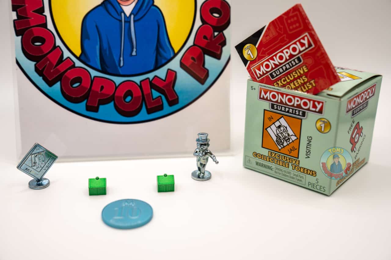 Monopoly Surprise Box 3 contents